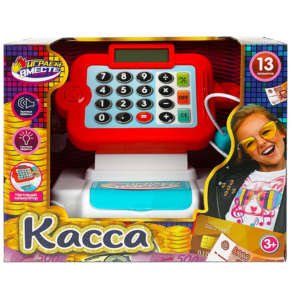 Касса свет-звук, калькулятор Играем Вместе 2101U307-R
