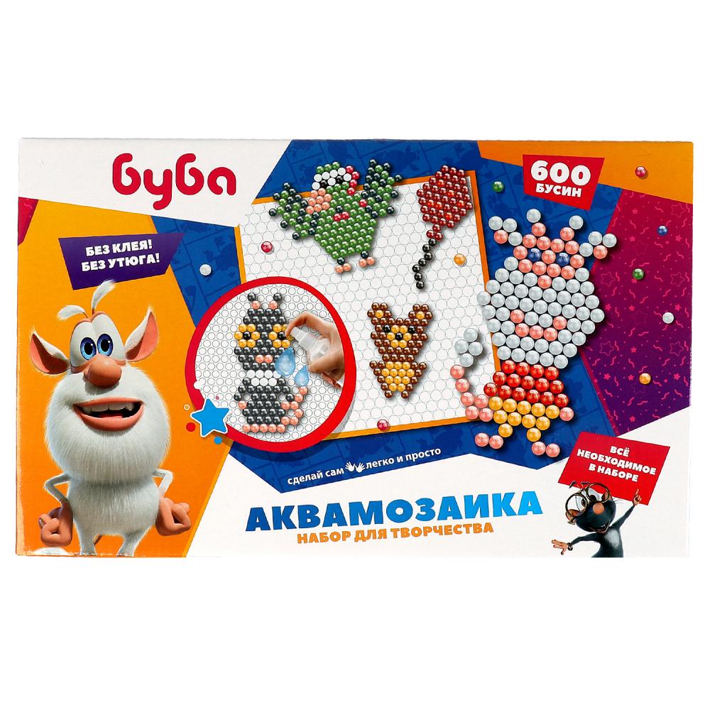 Набор для творчества Буба Аквамозаика 600 бусин MultiArt AB600-BUBA1