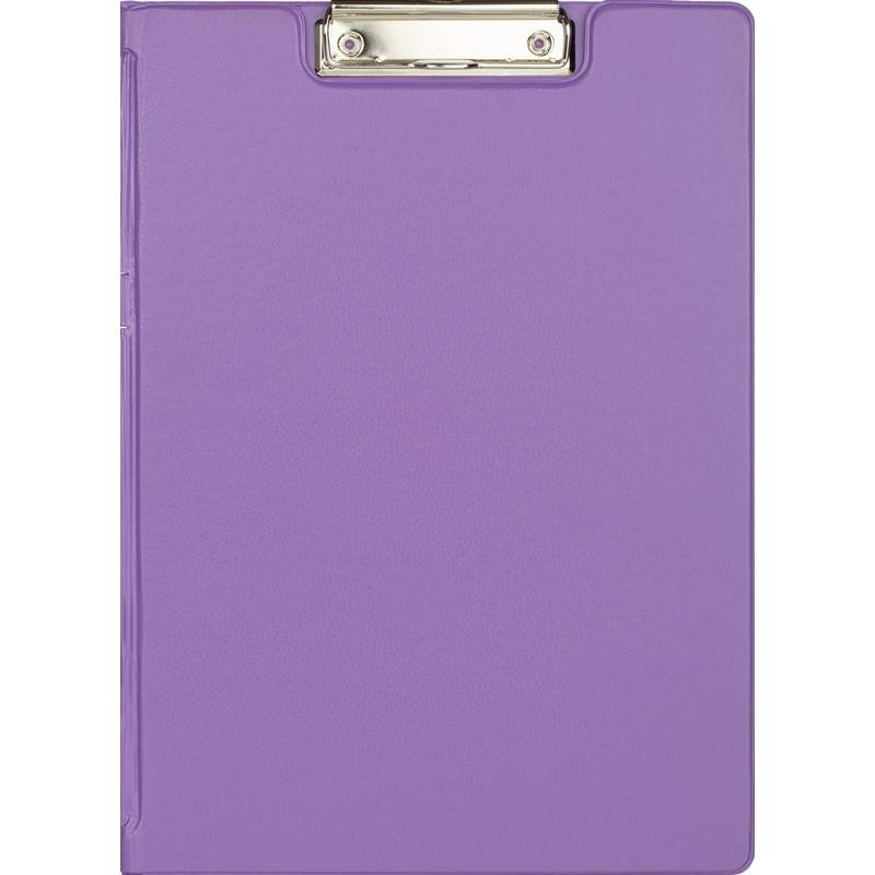 Папка-планшет с зажимом Attache Bright colours A4 сиреневая с крышкой 1209648
