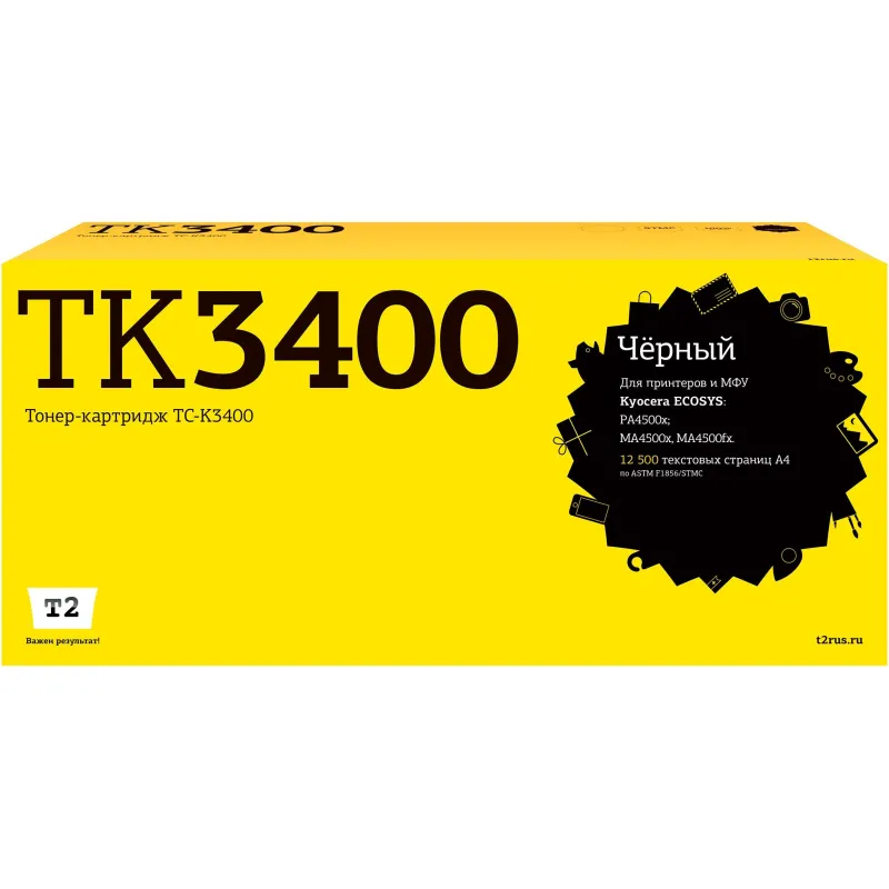 Тонер-картридж T2 TC-K3400 (TK-3400) чер. для Kyocera PA4500x/MA4500x 2081053