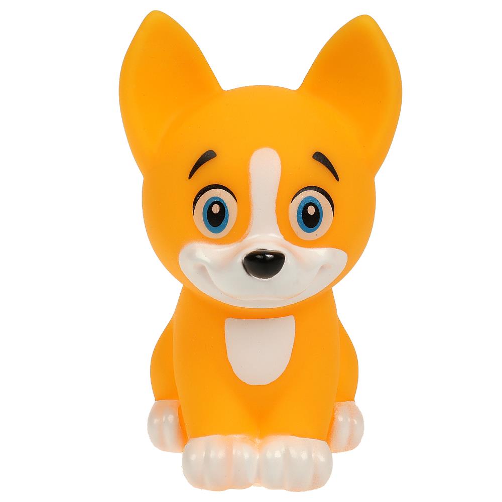 Игрушка для ванны корги 10 см. в сетке, КАПИТОШКА YF-KORGI