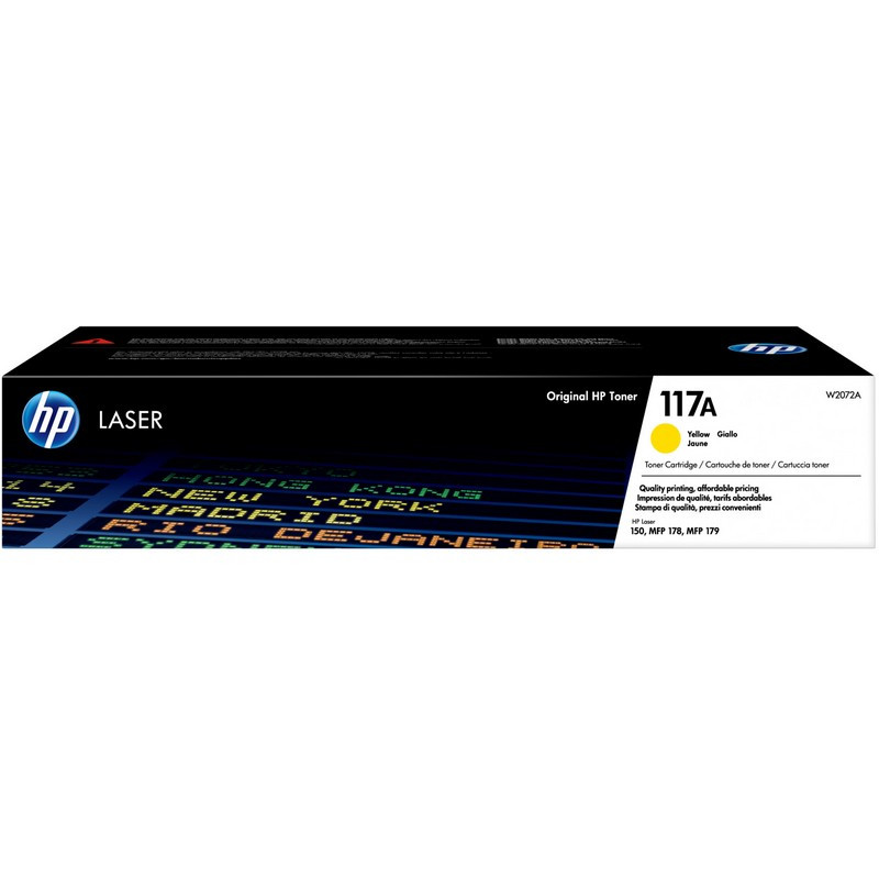 Тонер-картридж HP 117A W2072A жел. для 150/MFP 178/179 1064205
