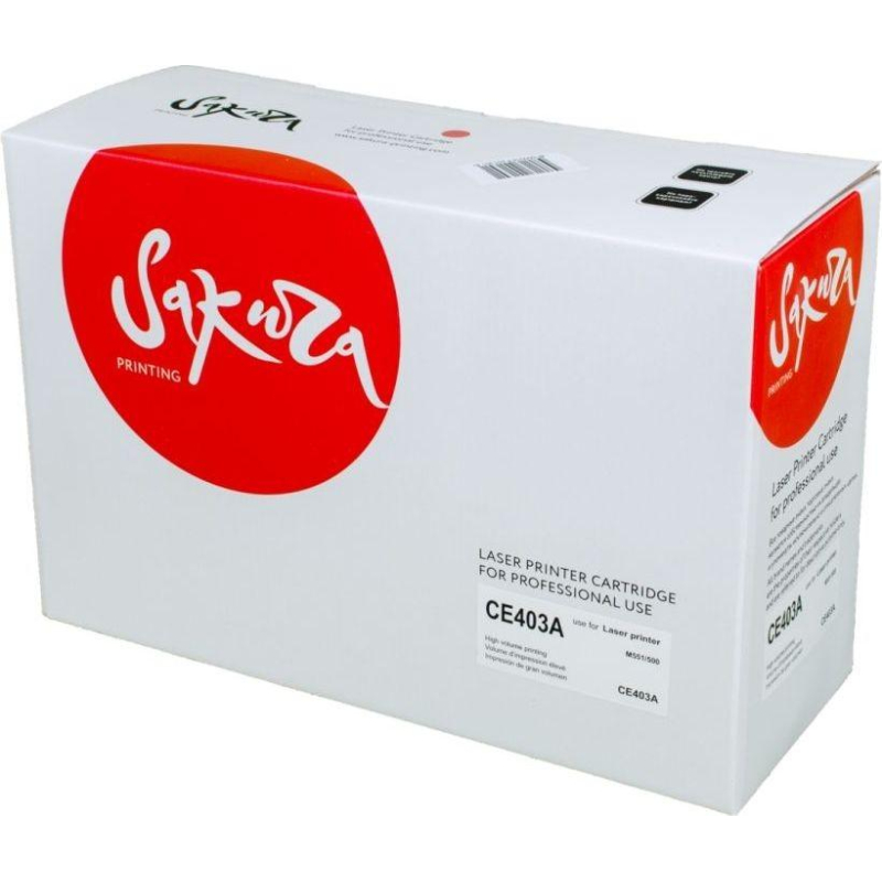 Картридж лазерный SAKURA CE403A пурпурн. для HP Enterprise 500 Color 1611335 SACE403A