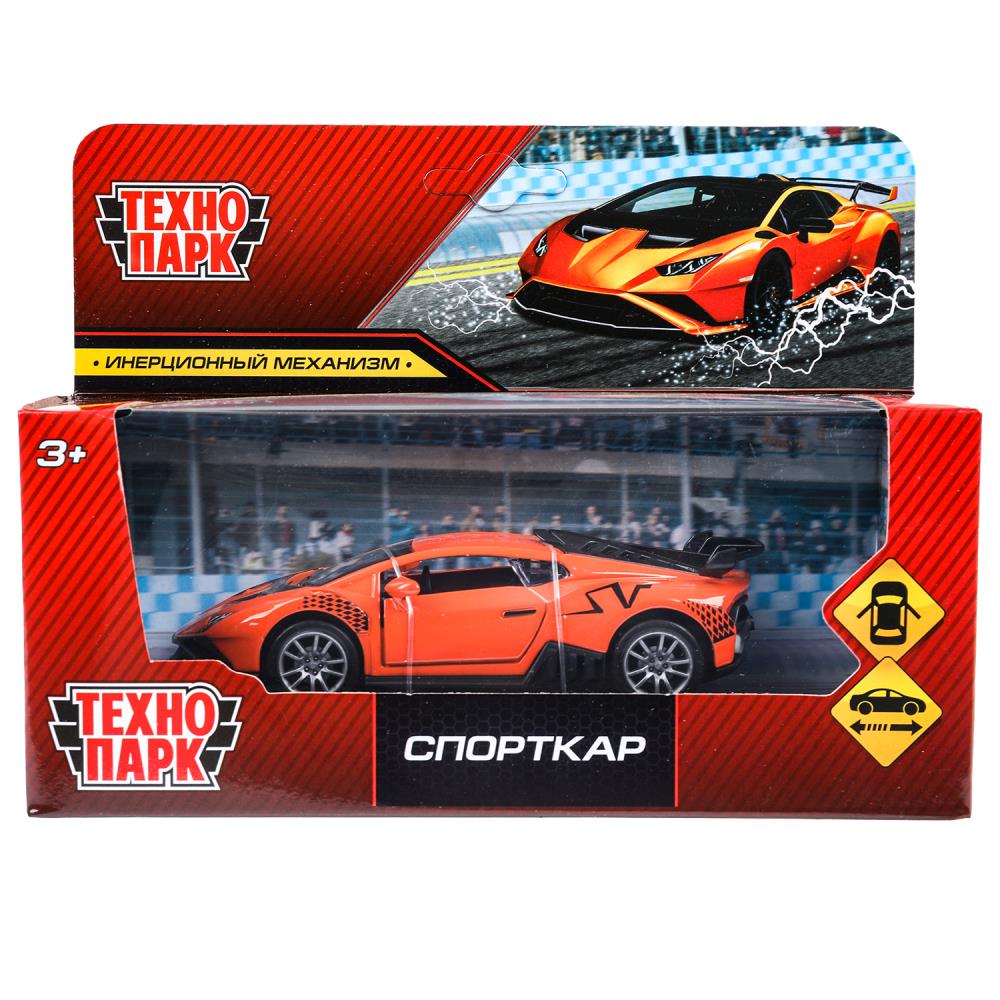 Модель металлическая - машинка спорткар,12 см. Технопарк ST0038219K-W-R