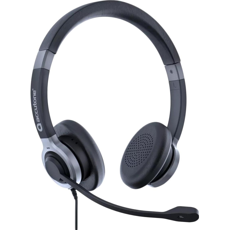 Гарнитура проводная Accutone UB610MK3 ProNC USB Comfort (ZE-UB610MK3-ENC) 1811587