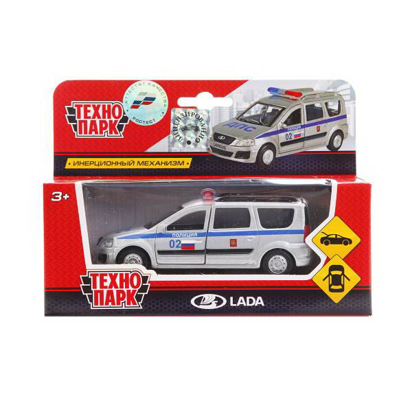 Машинка Технопарк LADA LARGUS Полиция 12СМ SB-16-47-P-WB