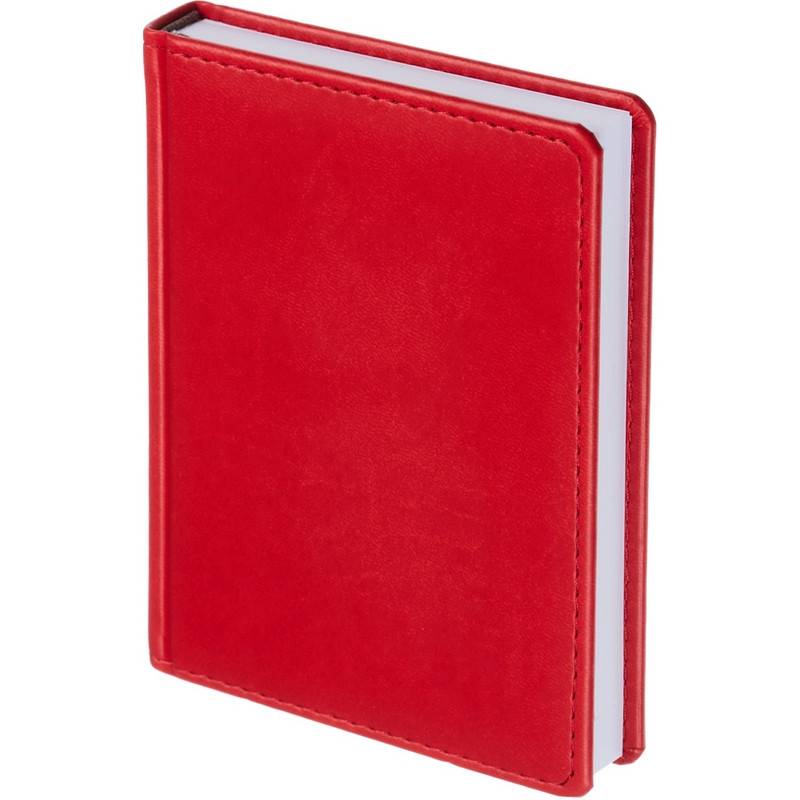Ежедневник недатир. Attache Сиам искусс. кожа А6 176 л. красный (110x155 мм) 209645