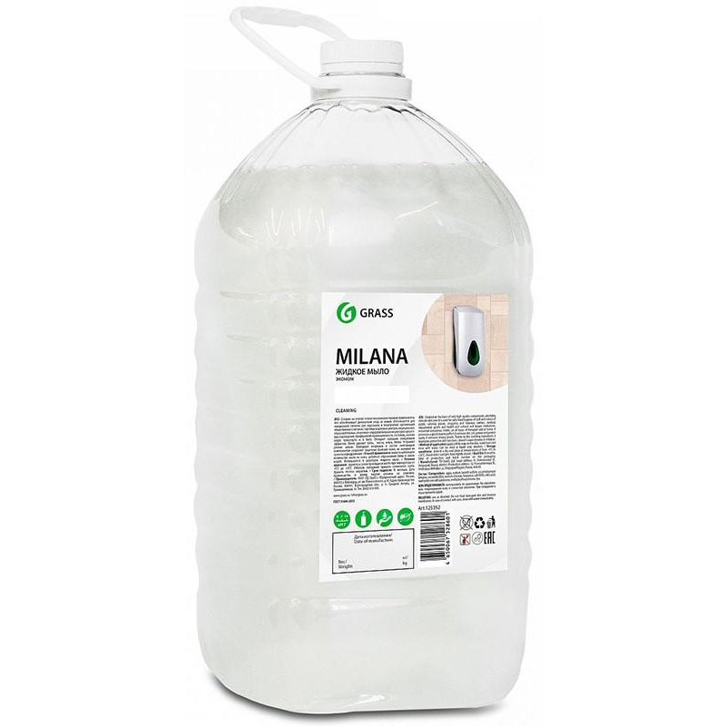 Мыло жидкое ПРОФ Grass/MILANA эконом ПЭТ, 5л 1378557 125353