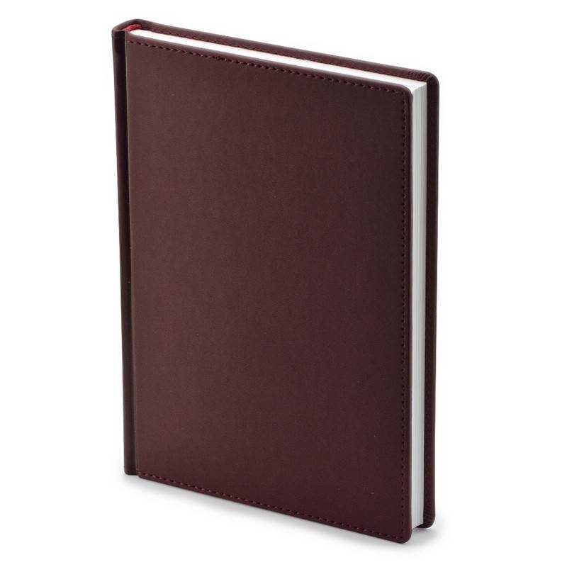 Ежедневник недатир. Альт Velvet искусс. кожа Soft Touch A5+ 136 л. бордовый (146х206 мм) 994574