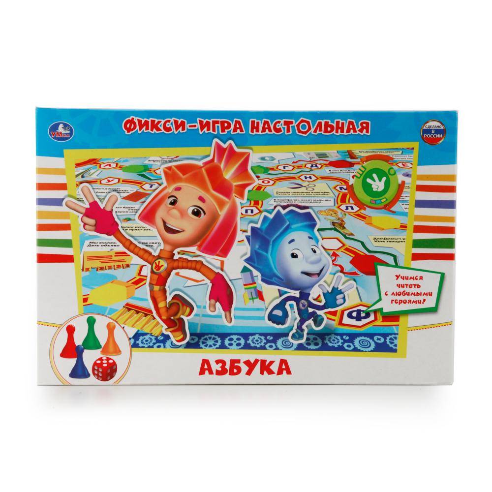 Настольная игра-ходилка "Умные игры" Фиксики. Азбука Умка 4690590101179