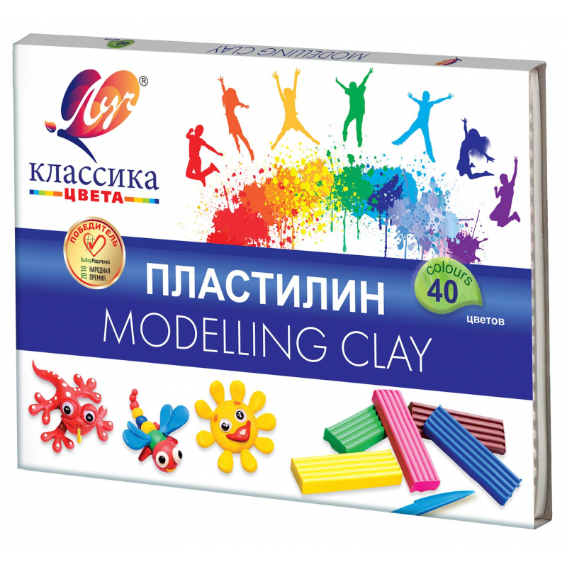 Пластилин Луч Классика 40 цв., 30С 1922-08 1346193