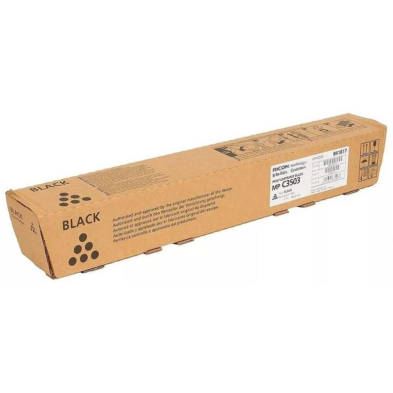 Тонер-картридж Ricoh MP C3503 841817 черный для Af icio MP C3003/C3503 692097
