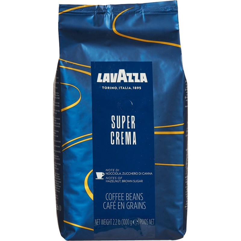 Кофе Lavazza Super Crema в зернах, 1 кг 323838