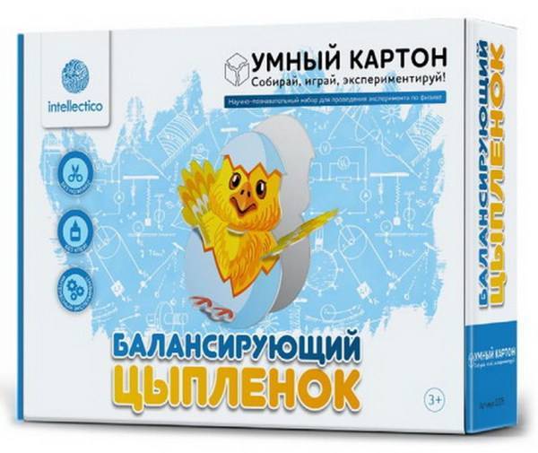 Научно-познавательный набор для экспериментов "Балансирующий цыпленок" Intellectico 1205бн
