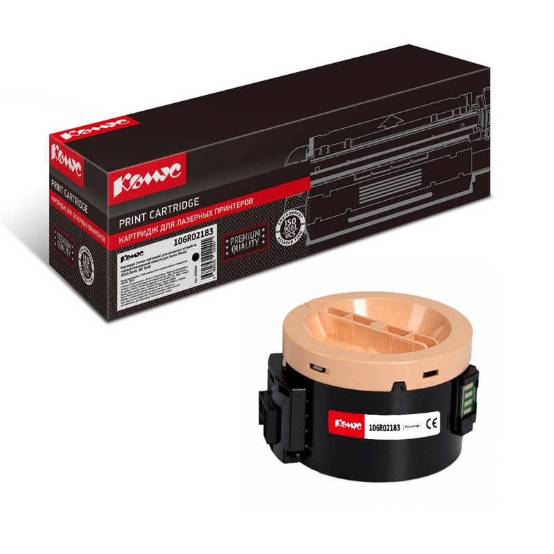 Картридж лазерный Комус 106R02183 чер. пов.емк. для Xerox Ph 3010 856064