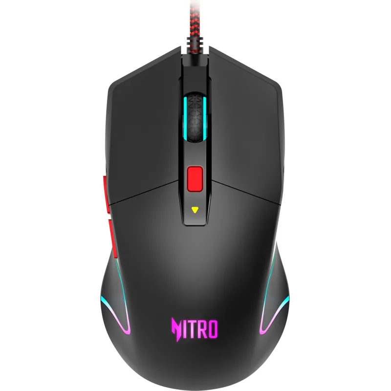 Мышь компьютерная Acer Nitro OMW301 черный оптическая 7200dpi/6but USB 2012571 ZL.MCECC.024