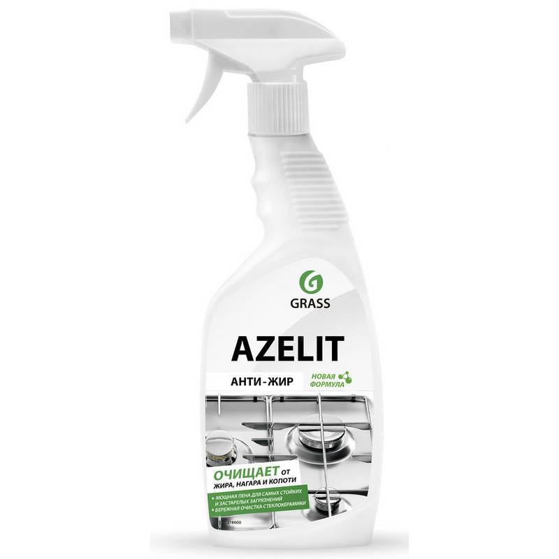 Средство для чистки плит Azelit Антижир 600мл (СВЧ, грили,коптильни) Grass 901633