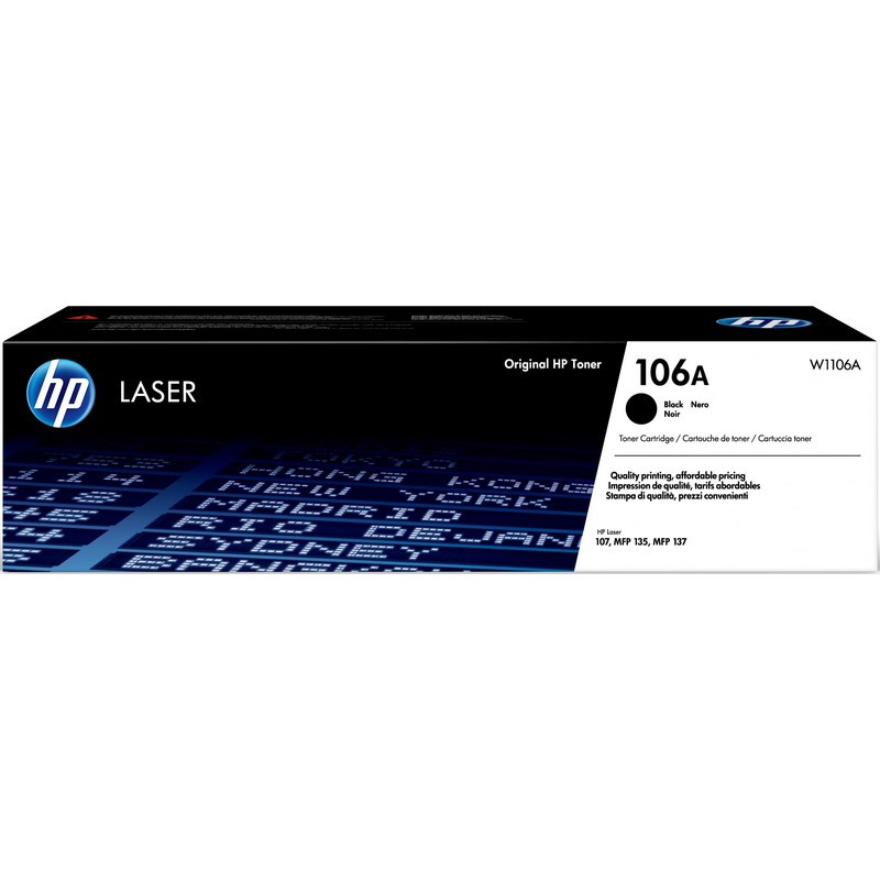 Картридж лазерный HP 106A W1106A чер. для 107/MFP 135/137 1064207