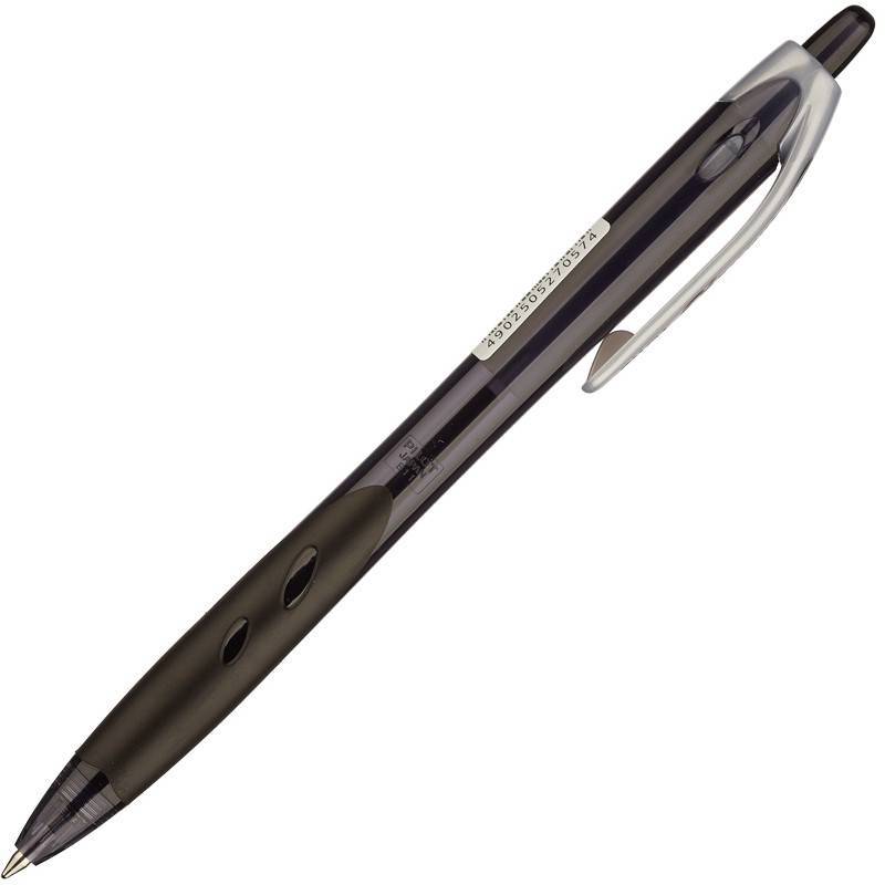 Ручка шариковая автоматическая Pilot BPRG-10R-F Rex Grip черная (линия 0.32 мм) BPRG-10R-F-B 49369