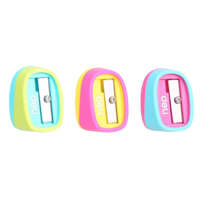 Точилка ручная Deli U-touch, 1 отверстие, пластик, в асс.и 1407201 ER00903