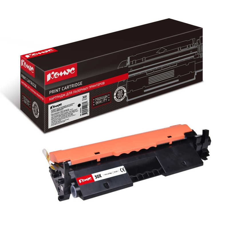 Картридж лазерный Комус 30X CF230X чер. пов.емк. для HP LJ M203/227 856091