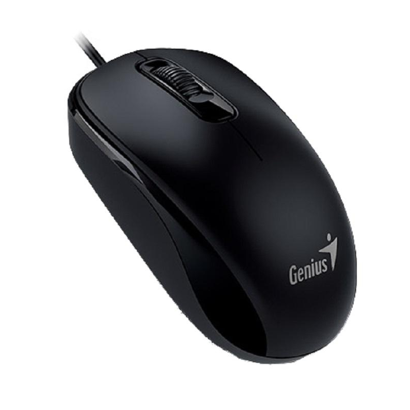 Мышь компьютерная Genius DX-110, USB, оптическая, 1000 DPI 1.5m, черный 1603532 31010009400