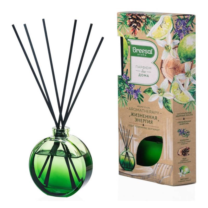 Аромадиффузор с палочками Arome Sticks Жизненная энергия 40955160 Breesal 1147135