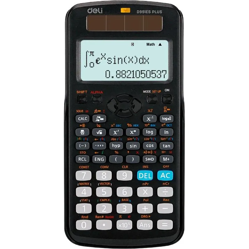 Калькулятор научный Deli ED991ES черный 1754770 1678772