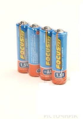 Батарейка пальчиковая AA солевая FOCUSray Dynamic Power (1 шт) R6
