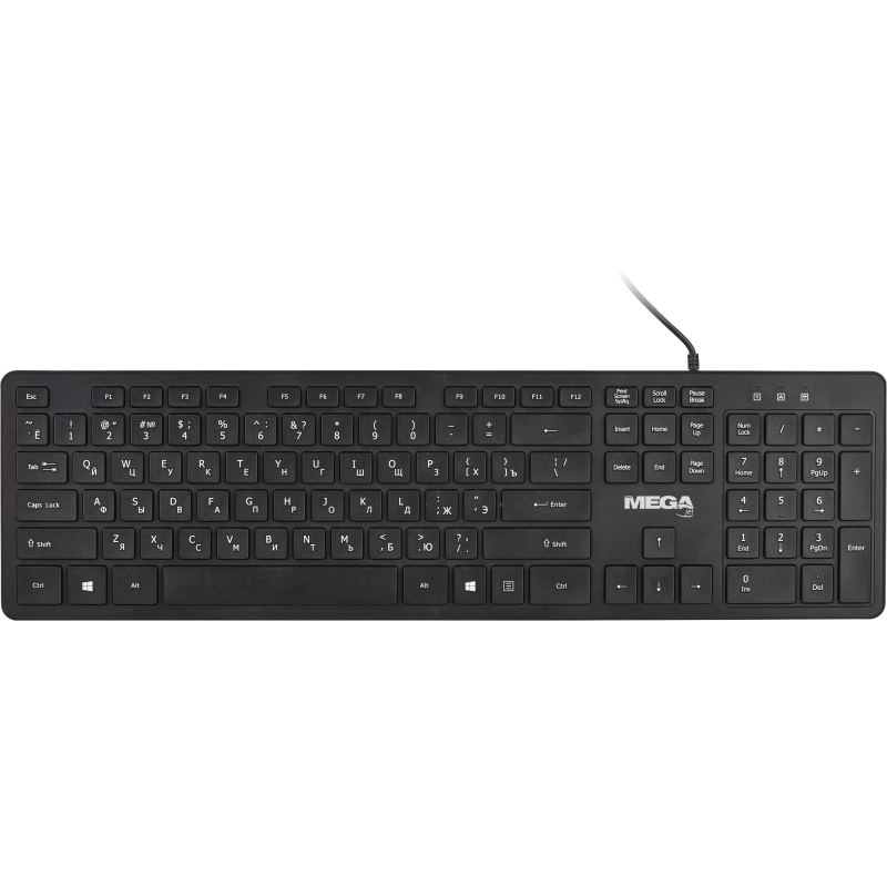 Клавиатура ProMega C-KB002 черная, USB, 104кн ProMega jet 1637450
