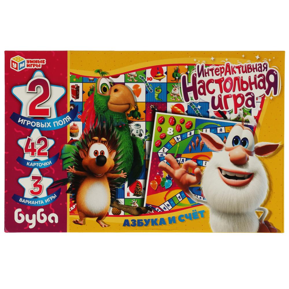 Интерактивная настольная игра Азбука и счёт. Буба Умные игры 4680107930446