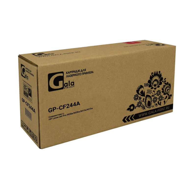 Картридж лазерный Galaprint 44A CF244A чер. пов.емк. для HP LJ Pro M15/M28 1372886