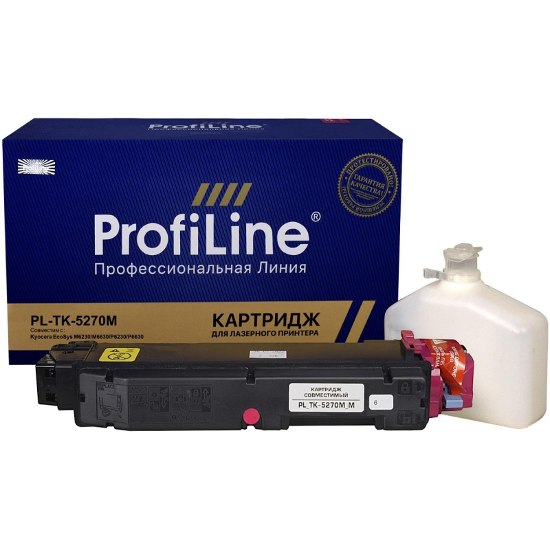 Тонер-картридж ProfiLine TK-5270M пур. для Kyocera P6230/6630 1595533 PL_TK-5270M_M_WC