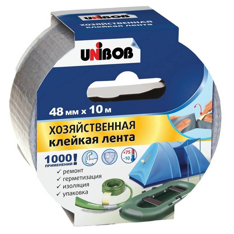 Клейкая лента Хозяйственная UNIBOB 48мм х 10м 854631