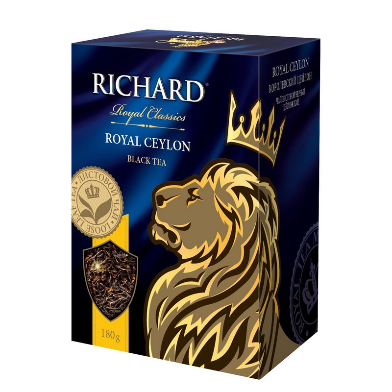 Чай Richard Royal Ceylon черный листовой, 180г 14004 972465