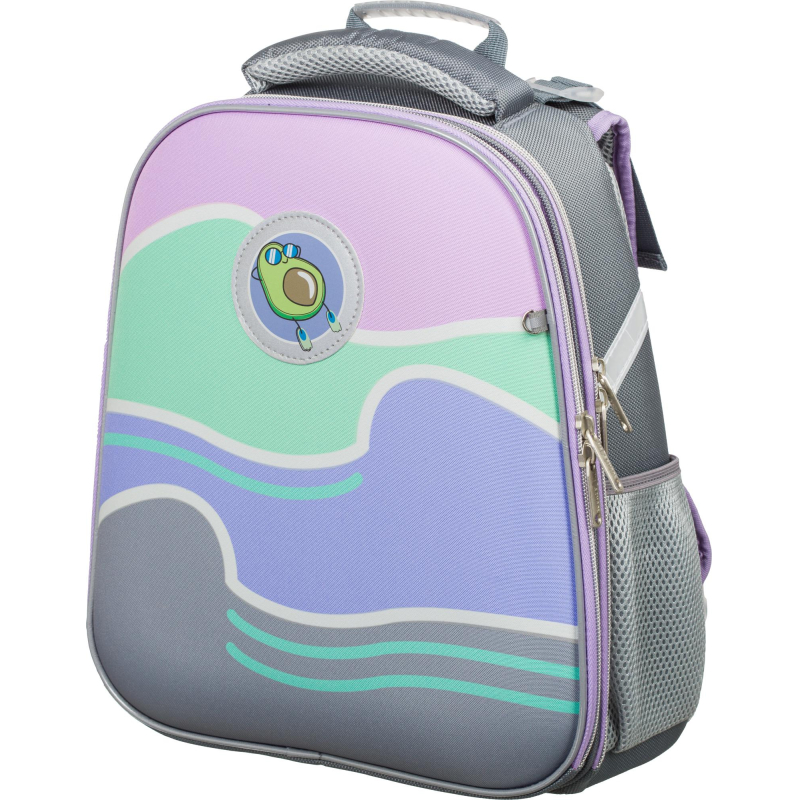 Ранец №1School Basic Avocado cruise, 2 отд., эргоном. спинка №1 School 1556973
