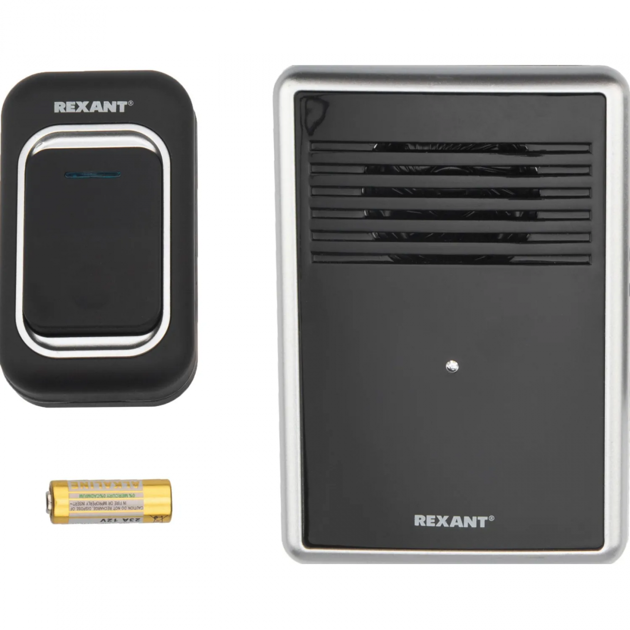 Звонок дверной беспроводной c цифровым кодированием (черный) REXANT RX-30 1767861 73-0015