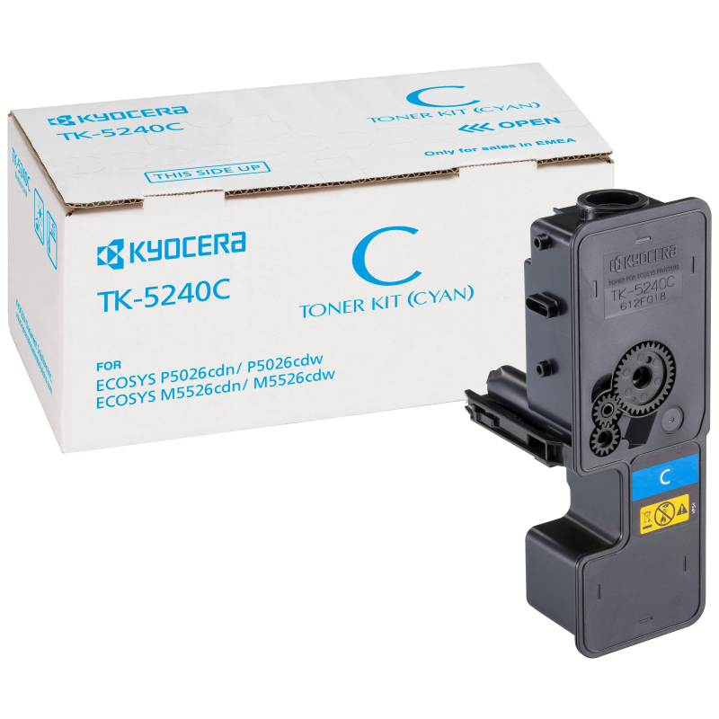 Тонер-картридж Kyocera TK-5240C гол. для ECOSYS M5526 660629 1T02R7CNL0
