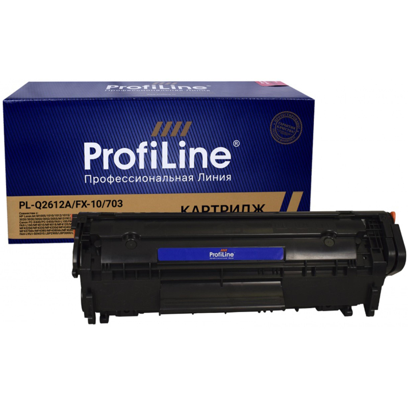 Картридж лазерный универсальный ProfiLine Q2612A/FX-10/703 чер.для HP/Canon 1909313 PL_Q2612A/FX-10/703