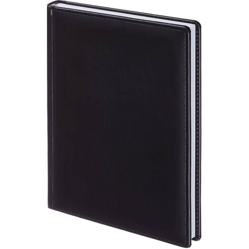 Ежедневник недатир. Attache Вива искусс. кожа А5 176 л. черный (148x218 мм) 61155