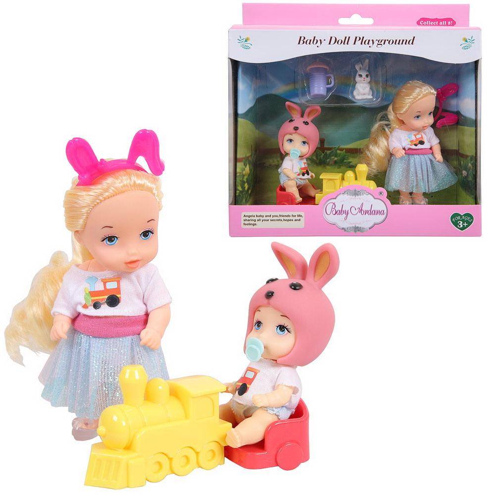 Игровой набор Baby Ardana На прогулке (с игрушечным поездом) A610