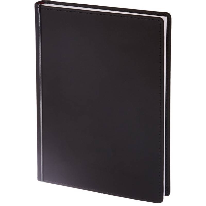 Ежедневник недатир. Альт Velvet искусс. кожа Soft Touch A5+ 136 л. черный (146х206 мм) 994576