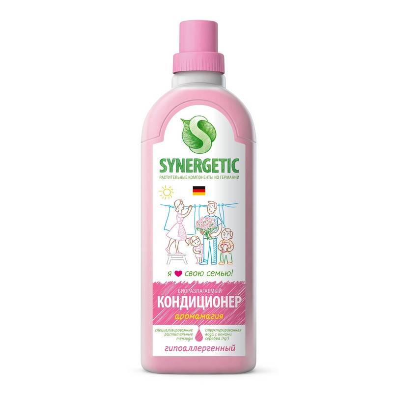 Кондиционер для белья биоразлагаемый Synergetic Аромамагия 1 л 555665