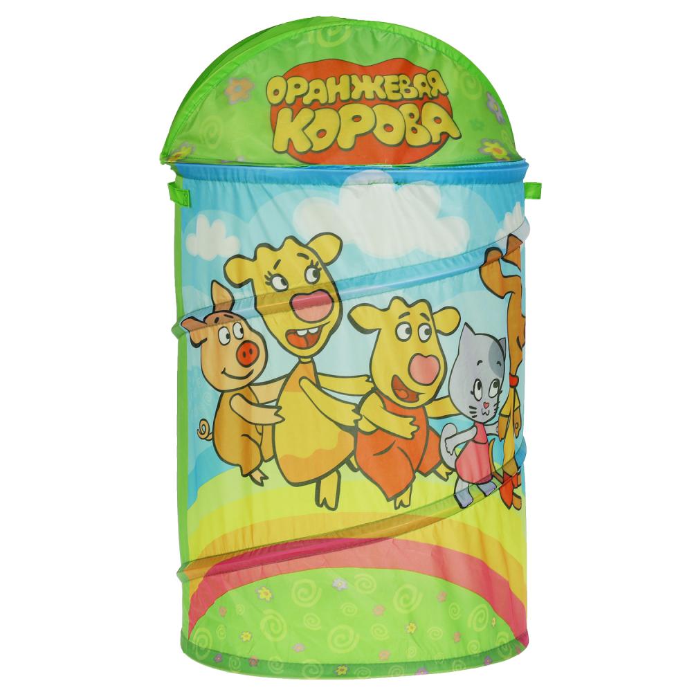 Корзина для игрушек Оранжевая корова, 43*60 см. Играем Вместе XDP-17932-R