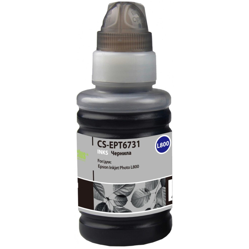 Чернила Cactus CS-EPT6731 T6731 чер. 100мл для Epson L800/L810/L850/L1800 1895556