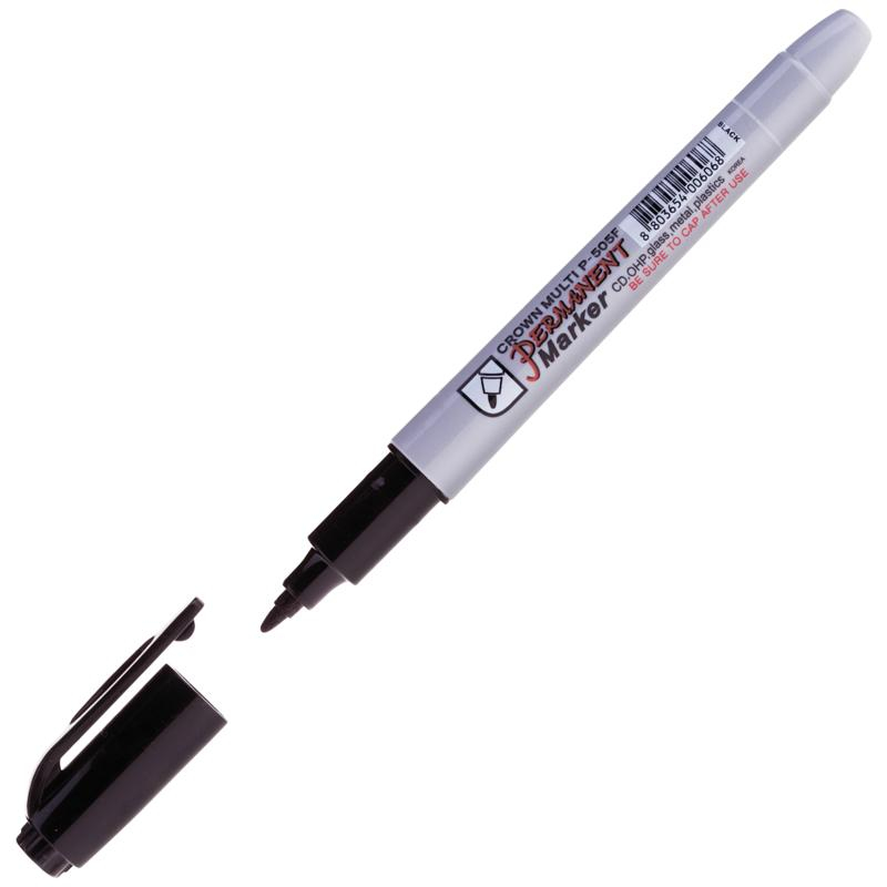 Маркер перманентный Crown Multi Marker 1 мм черный 1556207