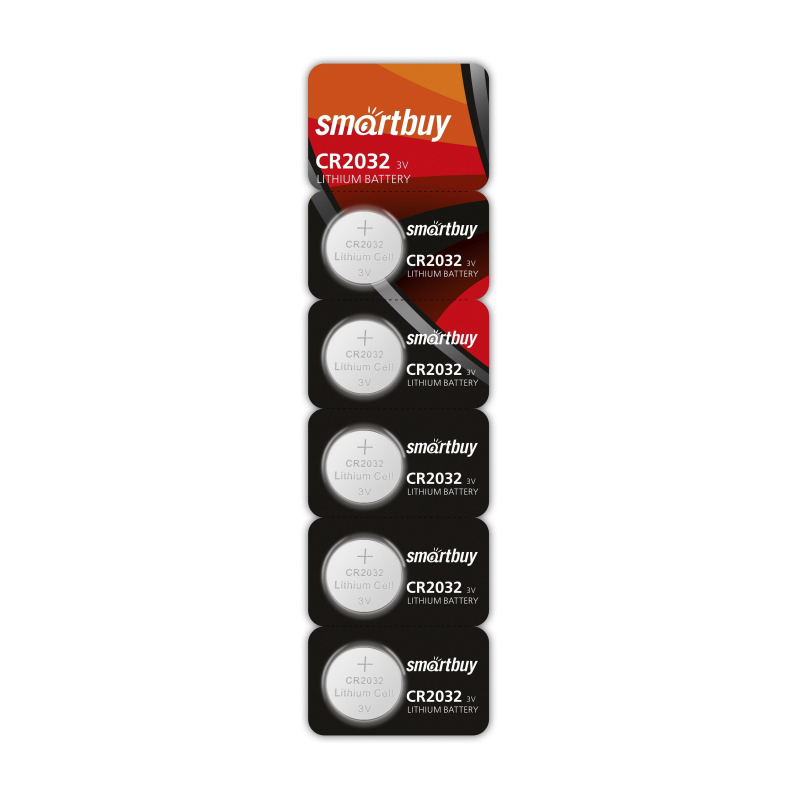 Батарейки Smartbuy CR2032/5B (SBBL-2032-5B) 5шт/уп 1566991