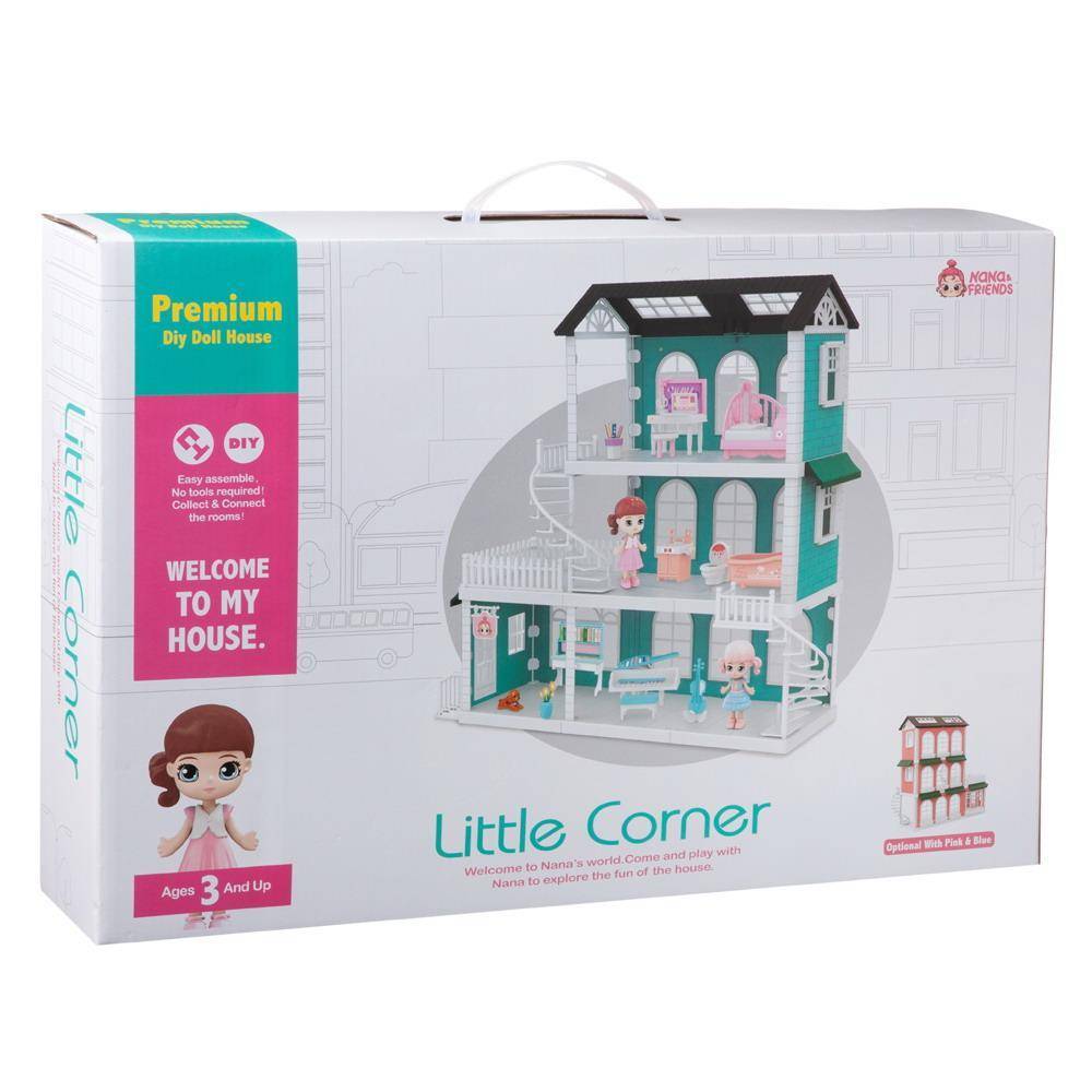 Игровой набор Модульный домик (собери сам) 8 секций, с питомцами AbToys WZ-11420