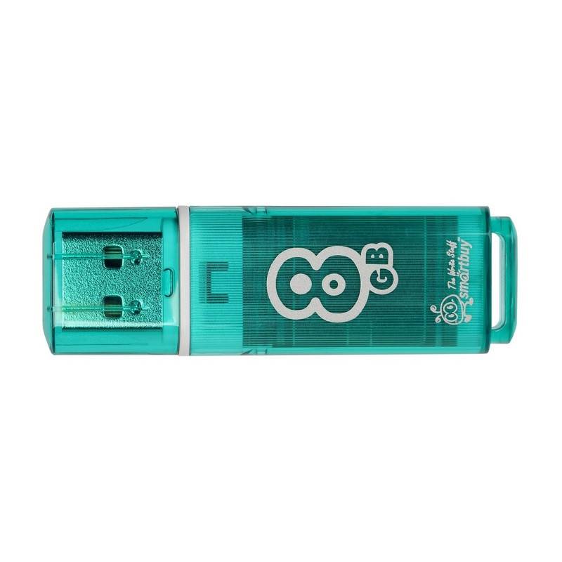 Флеш-память SmartBuy Glossy series 8 Gb USB 2.0 зеленая SB8GBGS-G 445921