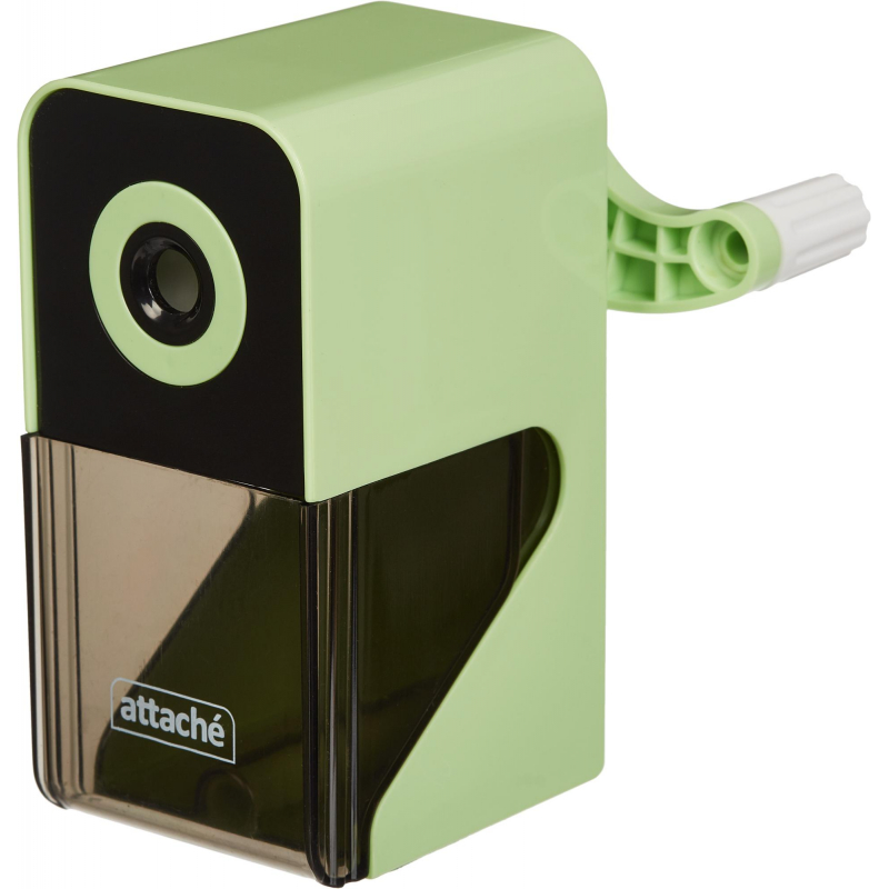 Точилка механическая Attache Bright Colours,авто-фиксация карандаша,зеленый 1384137